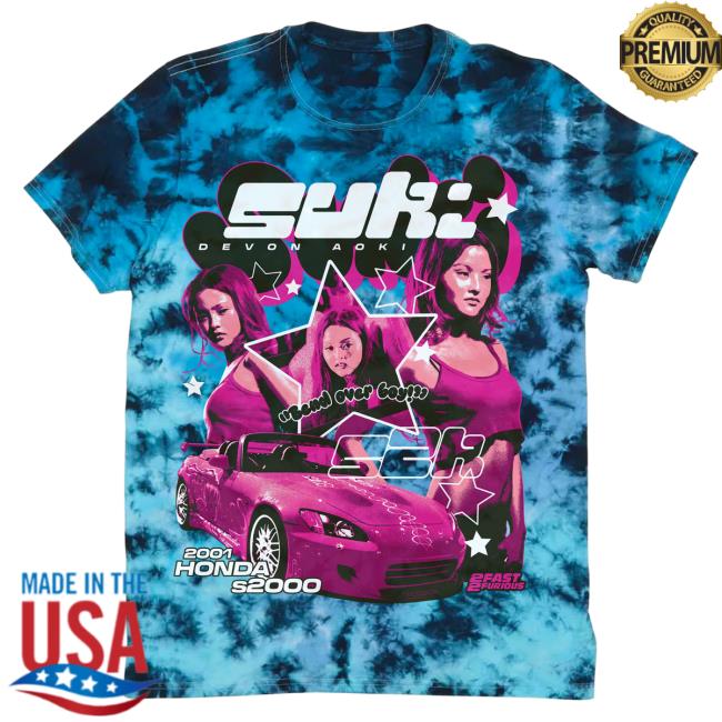 Official Studiohouse Designs 2F2f Suki Tie Dye Tees Oil Slick (Blue)