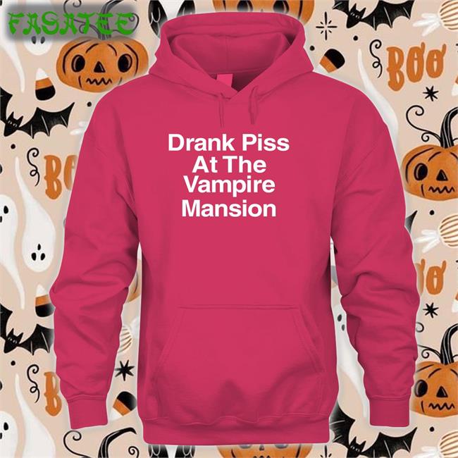 My Chemical Romance Drank Piss At The Vampire Mansion Shirts Black