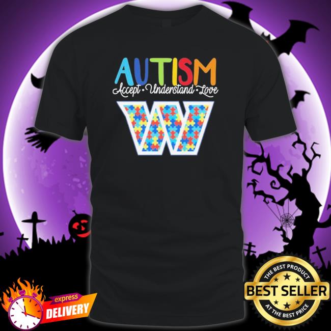 Washington Commanders Autism Accept Understand Love shirt, hoodie, tank top, sweater and long sleeve t-shirt