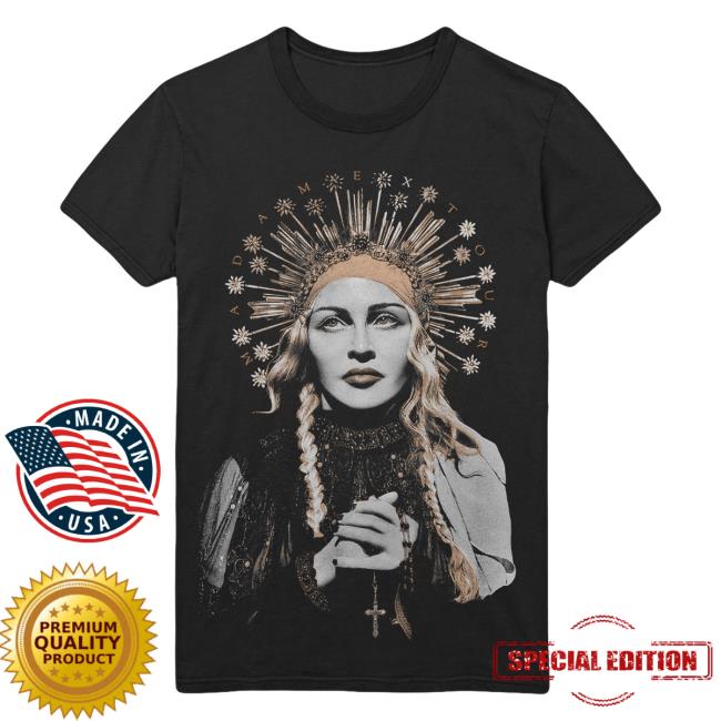 Official Madonna Merch Store Grace Saint Madonna Tee Madonna Louise Ciccone Clothing Shop