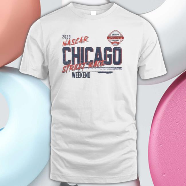 Official 2023 Nascar Men’S Chicago Street Race Starter White Prime Time Shirt Official 2023 Nascar Men’S Chicago Street Race Starter White Prime Time Shirt