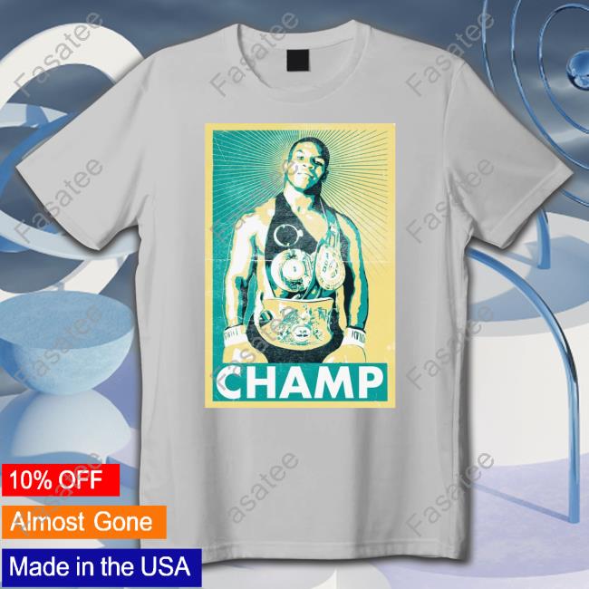 Tyson Champ Long Sleeve T Shirt Mike Tyson Merch