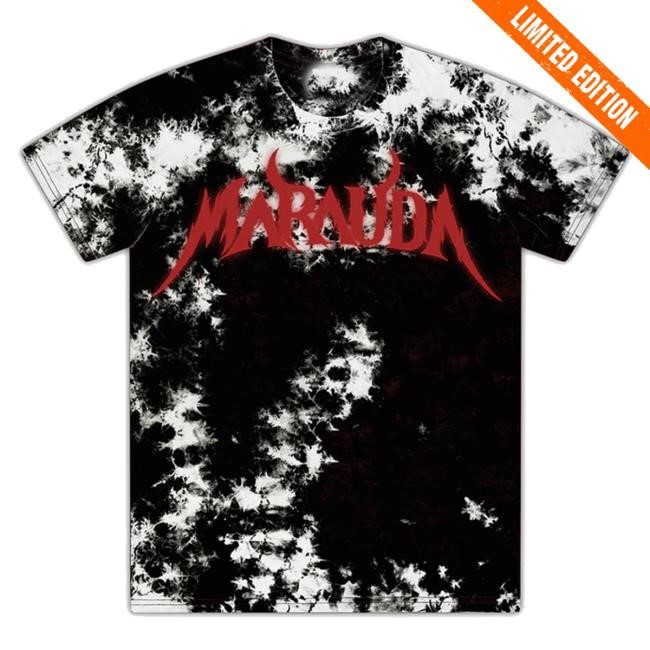 Marauda Merch Store Black Crystal Logo Tee Shirt