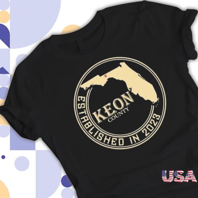 Keon Coleman Florida State Seminoles Keon County 2023 Tee Shirt Keon Coleman Florida State Seminoles Keon County 2023 New Shirt