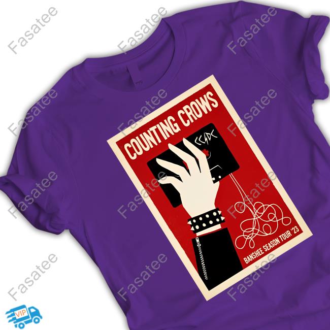 Official Counting Crows Banshee Season Tour 2023 Hoodie Counting Crows Merch Banshee Season Tour 2023 Shirt