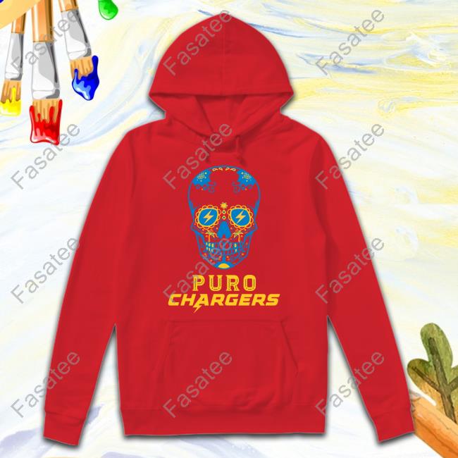 Jen Mills Puro Chargers Skull Sweatshirt