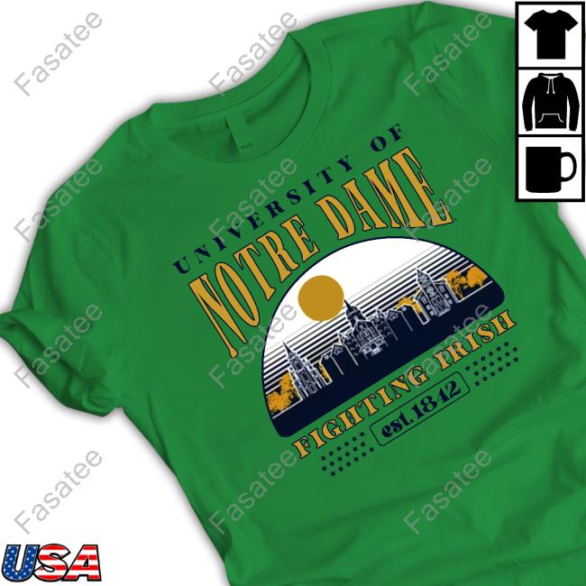 Julian Love Wearing Notre Dame Fighting Irish Garment Wash Sweatshirt Seattle Seahawks