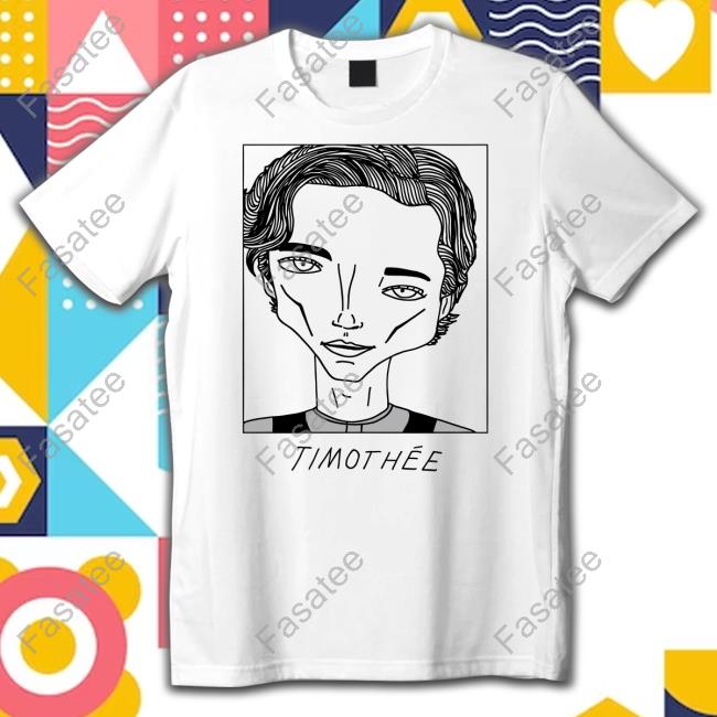 Badly Drawn Celebs Badly Drawn Timothee Chalamet Shirts