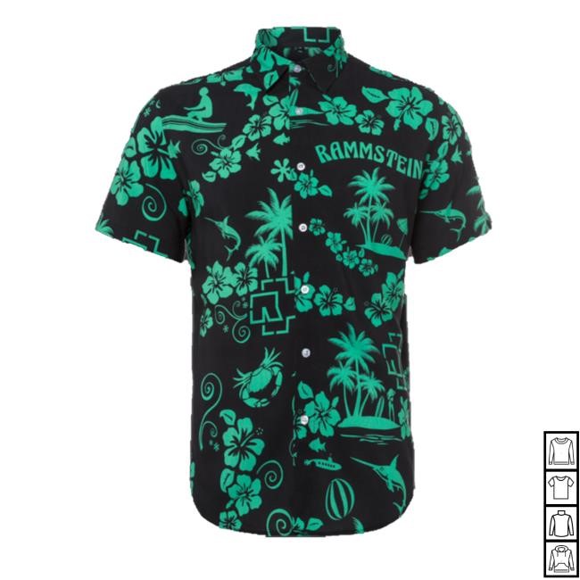 Rammstein Merch Mein Land Hawaiian Shirt