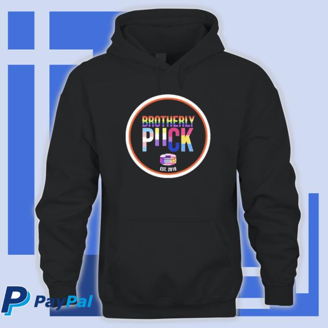 Brotherly Puck Est 2018 Pride shirt, hoodie, tank top, sweater and long sleeve t-shirt