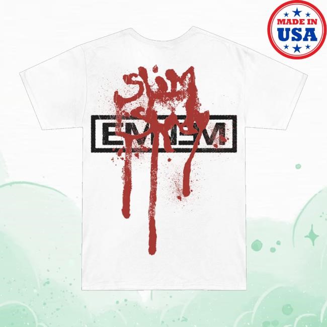 Eminem Merch Store Tdoss Blood Scrawl T-Shirt