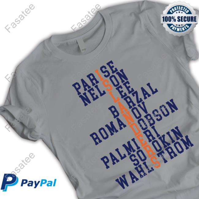 Kim M Islanders Parise Nelson Lee Barzal Romanov Dobson Palmieri Sorokin Wahlstrom Shirt