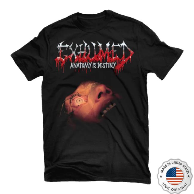 Original Exhumed "Anatomy Is Destiny" Shirt Relapse Shop