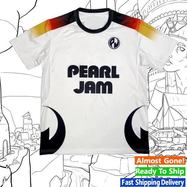 Pearljam Merch Berlin Event 2024 Football Jersey