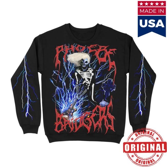 Phoebe Bridgers Merch Guitar Smash Tee Shirt