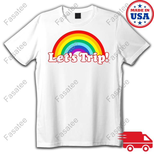 Let's Trip Rainbow Long Sleeve Tee Shirt Sturniolo Triplets
