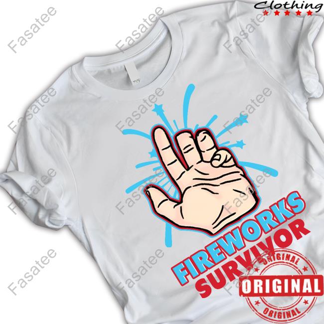 Shitheadsteve Merch Fireworks Survivor Tee Shirt