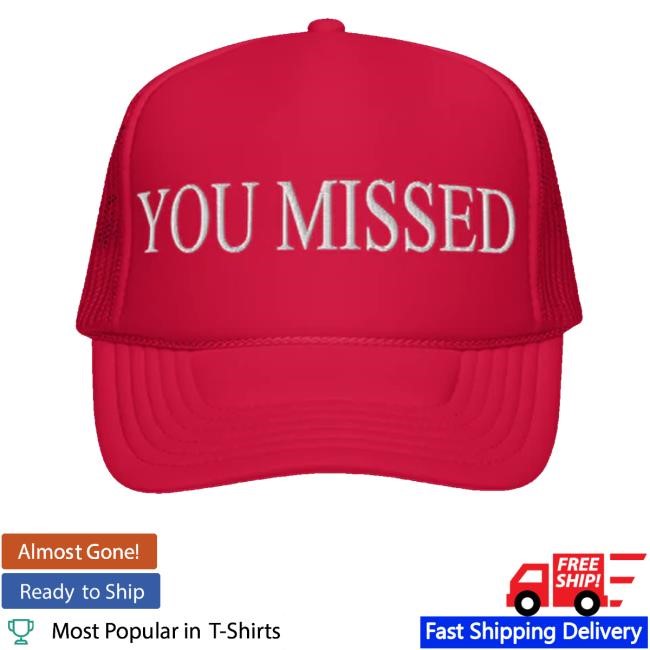 Hangovergang Official Merch You Missed Hat