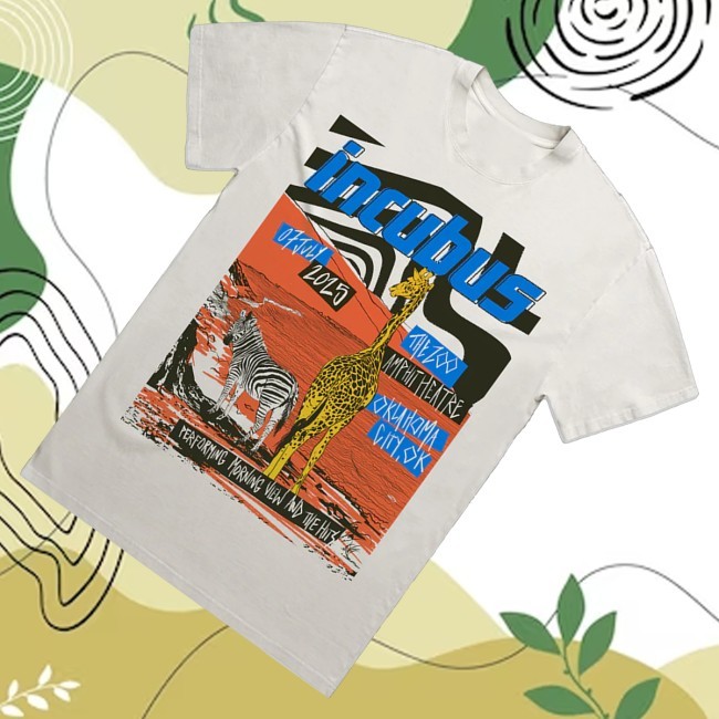 Trending Incubus Merch Incubus Limited Edition Oklahoma City 2025 Event Shirt