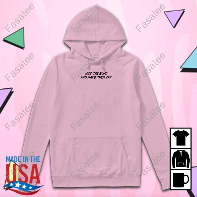 Sydney Sweeney Kiss The Boys And Make Them Cry Hooded Sweatshirt