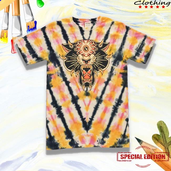 "Cyclops Panther" Tie-Dye Sweater