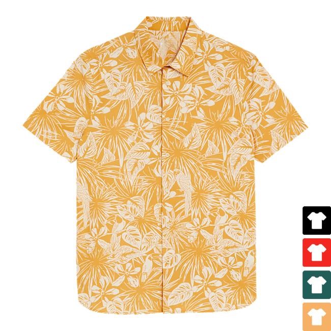 Marks And Spencer Merch Pure Cotton Hawaiian Cuban Collar T Shirts