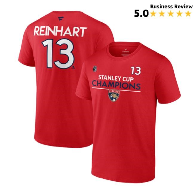 Trending Florida Panthers 2024 Stanley Cup Champions #13 Sam Reinhart Unisex Sweatshirt Fla Team Shop Merch Store