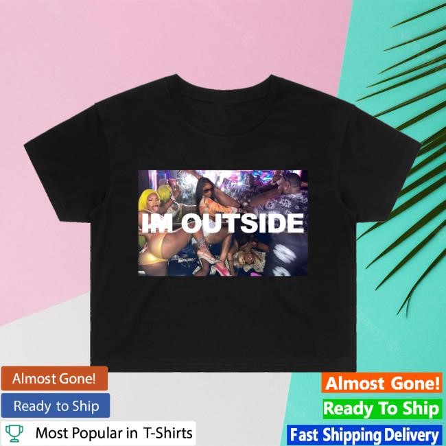 Summer Walke Store I'm Outside Crop T-Shirt Summerwalkermusic