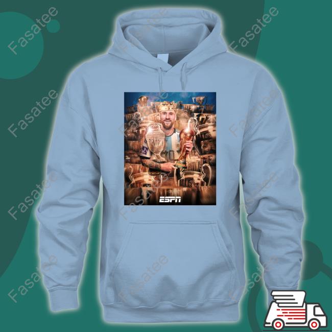The World Cup Gold Trophy Was Enough To Help Messi Become The New King Of Football Long Sleeve T Shirt