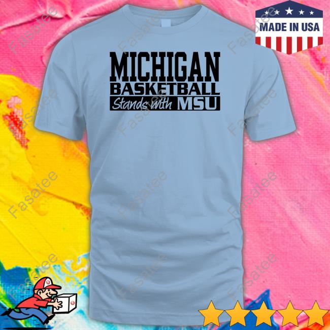 Jeanna Trotman Michigan Basketball Stands With Msu Long Sleeve T Shirt Brad Galli