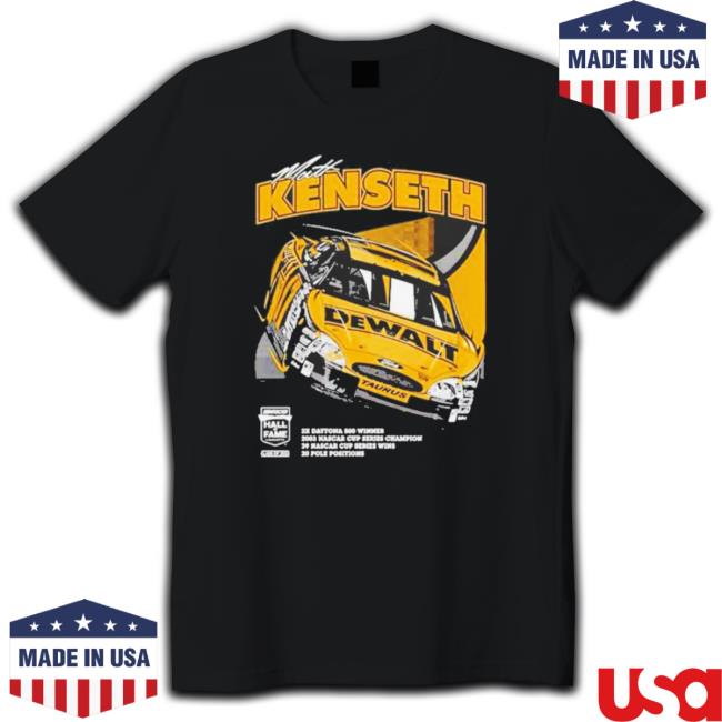 Matt Kenseth Checkered Flag Nascar Hall Of Fame Class Of 2023 Inductee Shirts