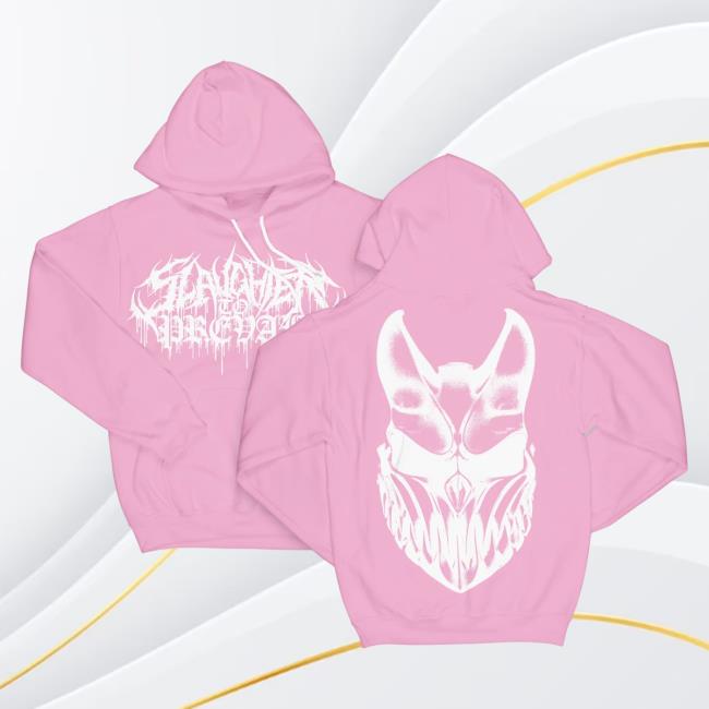 Official Slaughter To Prevail Metal Rising Merch Store Slaughter To Prevail - Pink Mask Crewneck Risingmerch