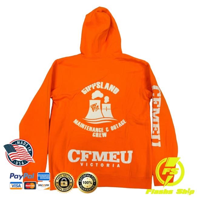 Cfmeu Shop Merch Gippsland Outage Crew Hoodie