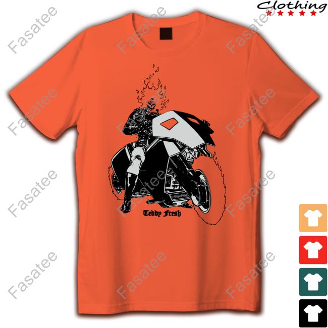 Teddyfresh Merch Ghost Rider Hooded Sweatshirt