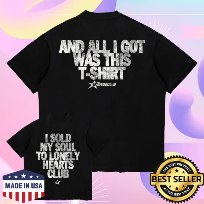 Lonely Hearts Club I Sold My Soul Long Sleeve Shirt