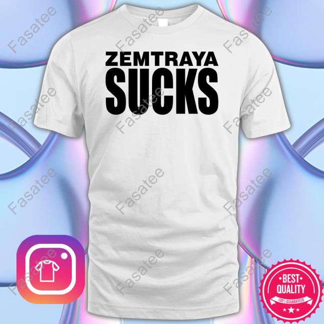 Geega Zemtraya Merch Zemtraya Sucks Tee Shirt