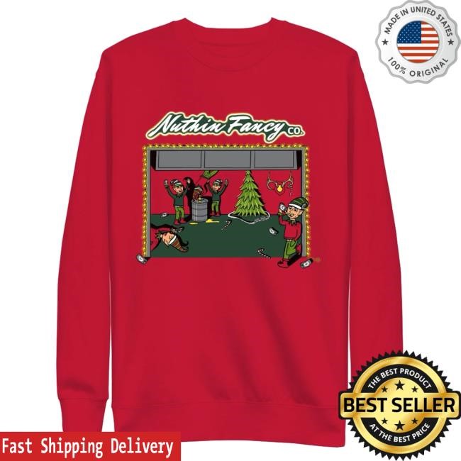 Nuthin Fancy Co. Merch Elf Garage t-shirt, hoodie, tank top, sweater and long sleeve t-shirt