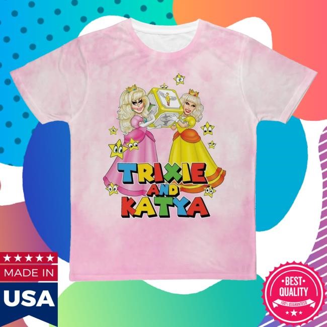 Trixie And Katya Princess Cloud Dye All Over Print T-Shirt, Hoodie, Tank Top, Sweater And Long Sleeve T-Shirt