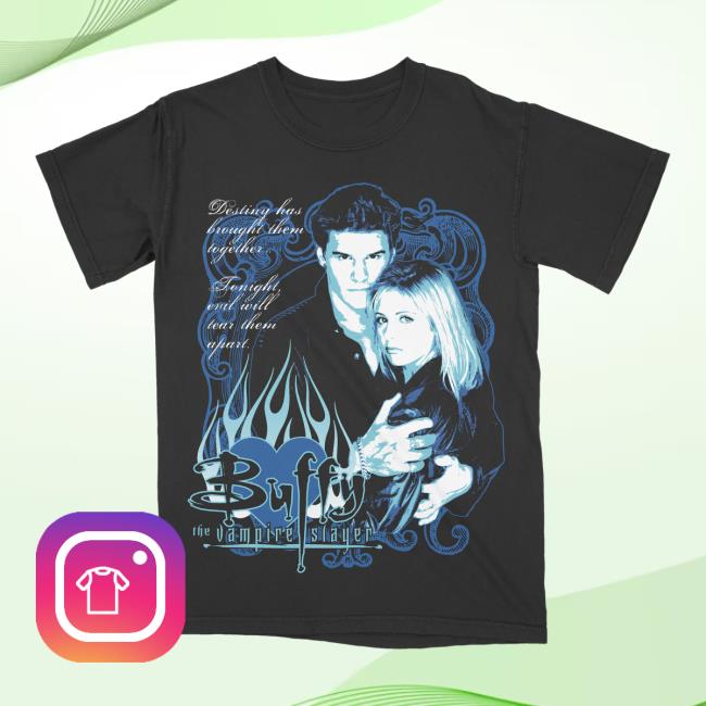 Official Studiohouse Designs Buffy & Angel Hot Shirt