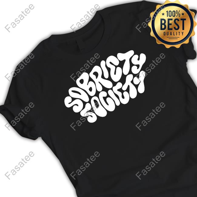 Official Straightedgeworldwide Store Sobriety Society Logo Tee Shirt