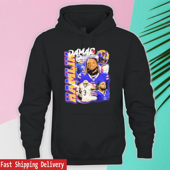 Love For 3 Damar Hamlin Bootleg Sweater Love For 3 Damar Hamlin Bootleg Hooded Sweatshirt