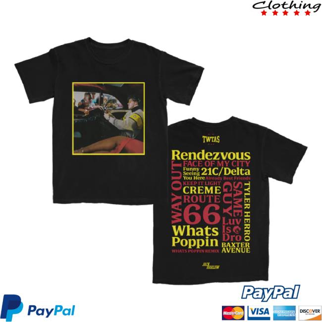 Official Jack Harlow Merch Store Autograph Cover Tee Jackharlow Shop