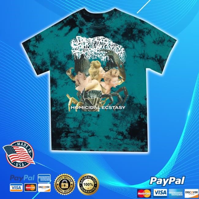 Holymountainprinting Sanguisugabogg Homicidal Ecstacy Crystal Dye Shirt