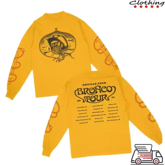 Merchbar Merch Orville Peck Gold Bronco Tour Longsleeve Shirts