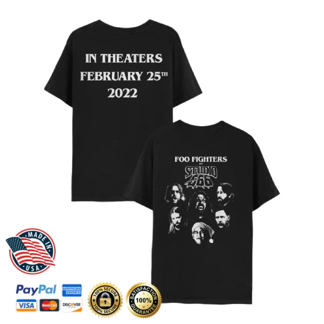 Original Foo Fighters Merch Store Studio 666 In Theaters Classic Shirt Foofighters Shop