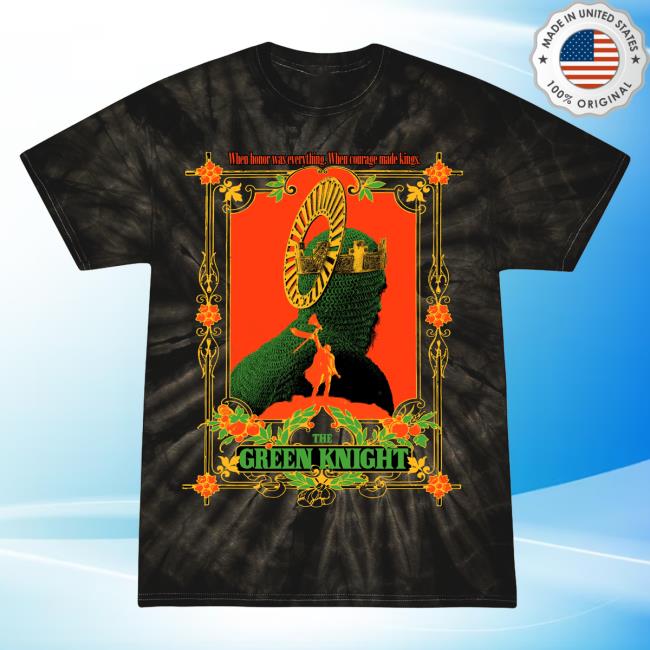 Official Studiohouse Designs The Green Knight Tie Dye Shirt 2023 Black
