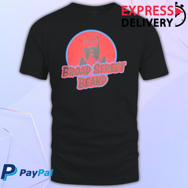 Official Broad Street Beard Long Sleeve Tee Shirt