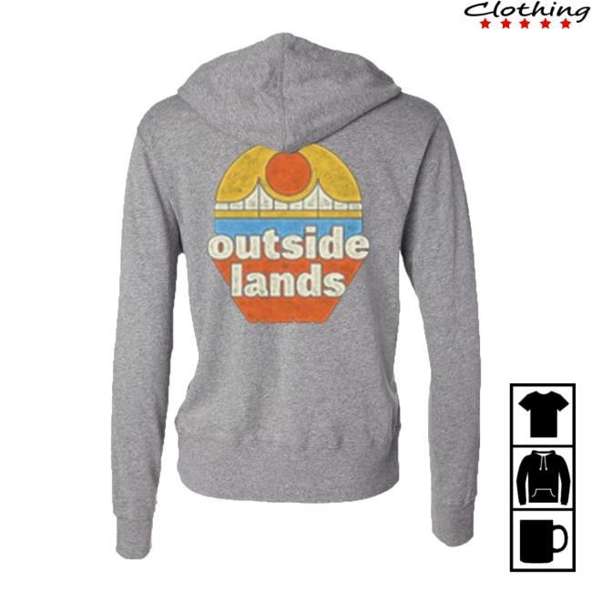 Outside Lands Music Merch Store Holiday Vintage Bridge Tee
