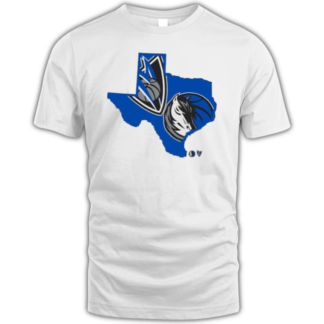 Original Dallas Mavericks Texas Logo Tee Shirt