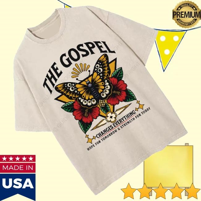 Trending Guiding Cross Merch The Gospel Christian Washed Tank Top